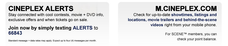Cineplex Alerts