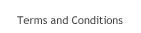 Terms and Conditions
